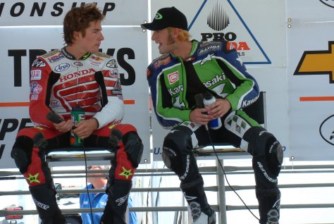 Bostrom and Hayden After the Race