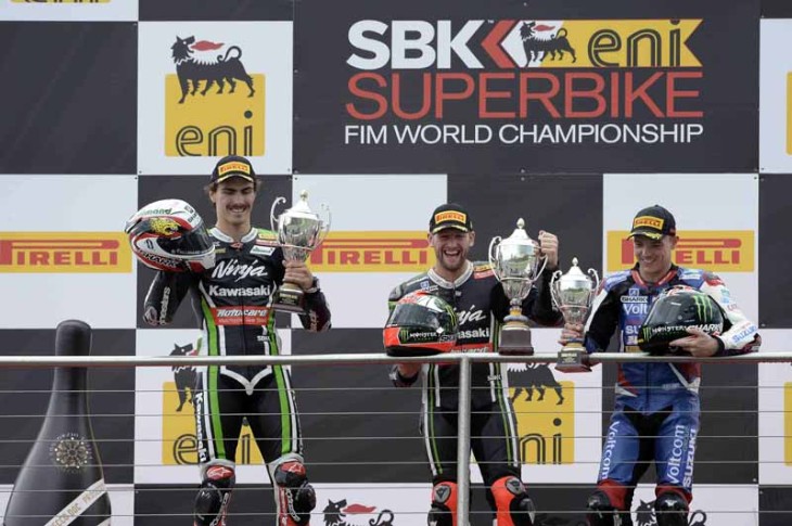 Race 1 podium