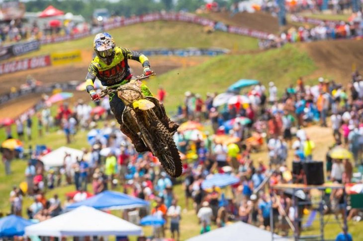 Roczen has won nine of 10 motos this season with four overall wins. Photo: Simon Cudby